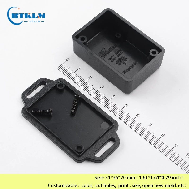 Obudowa skrzynka przyłączowa małe skrzynka elektroniczna DIY obudowa z abs do obudowy wzmacniacza z tworzywa sztucznego 51*36*20mm — zdjęcie 7