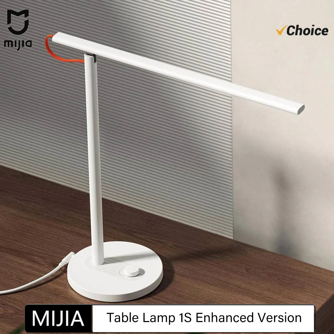 NEW MIJIA Table Lamp 1S Enhanced Version Ra95 High Color Rendering Index Support Voice Control Eye Protection Fold Desk Light