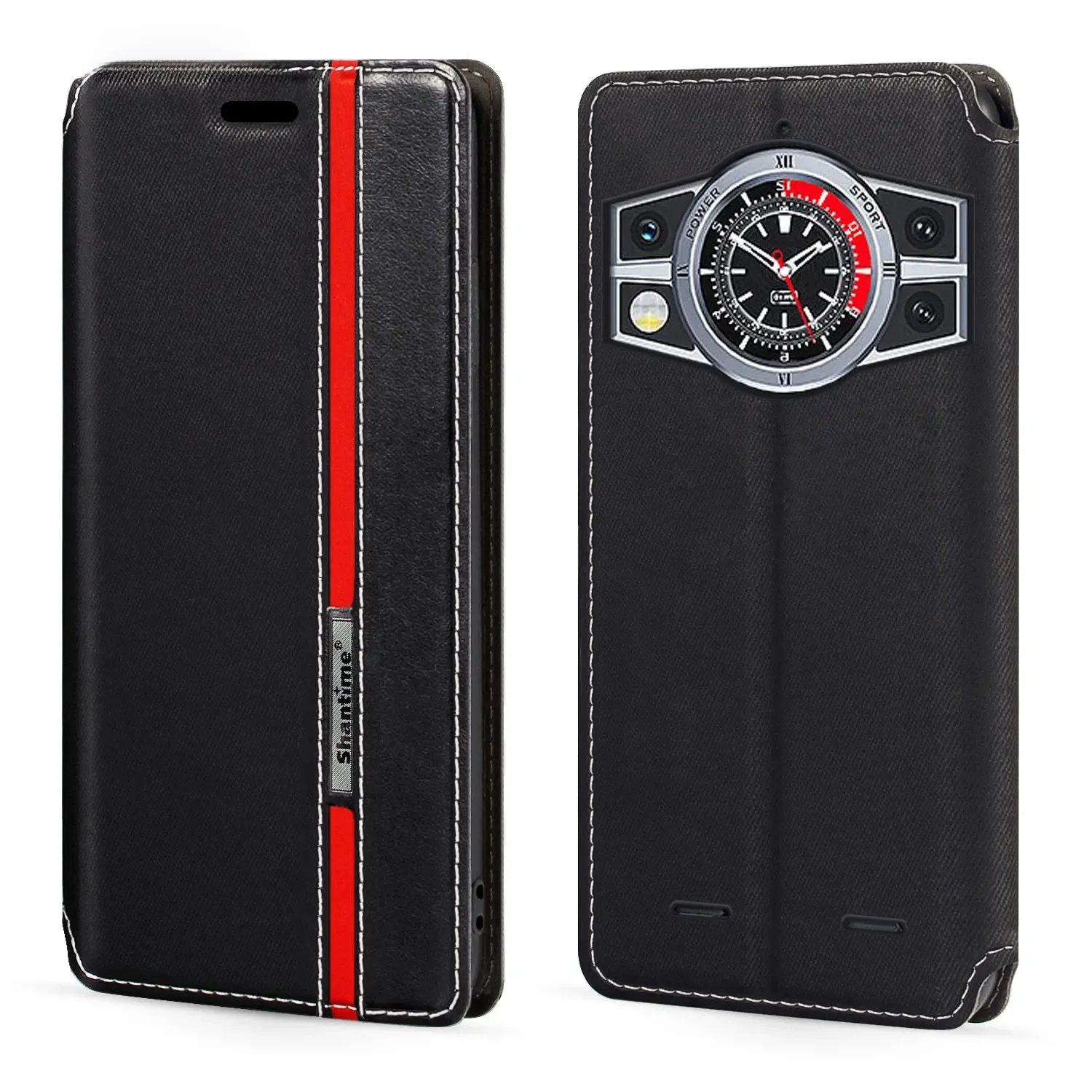 Dla Cubot KingKong 9 Case Fashion Multicolor Magnetic Closure Leather Flip Case Cover z uchwytem na kartę 6,583 cala — zdjęcie 2