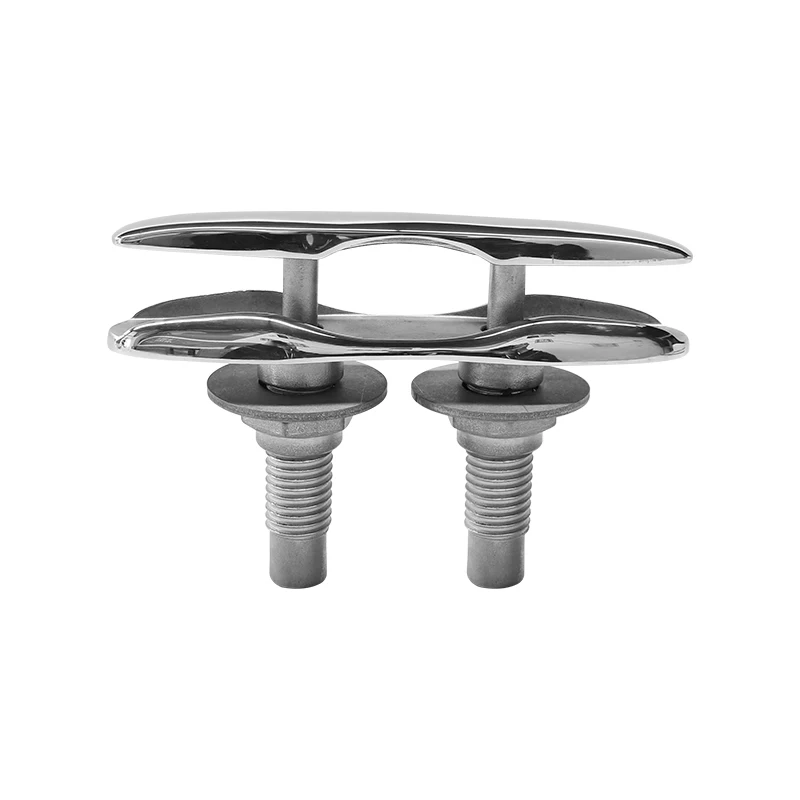 316 Stainless Steel 5inch 6inch Heavy Pop Up Cleat Boat Accessories Save Space Mooring Dock Neat Cleat Marine Boat Yacht Bollard