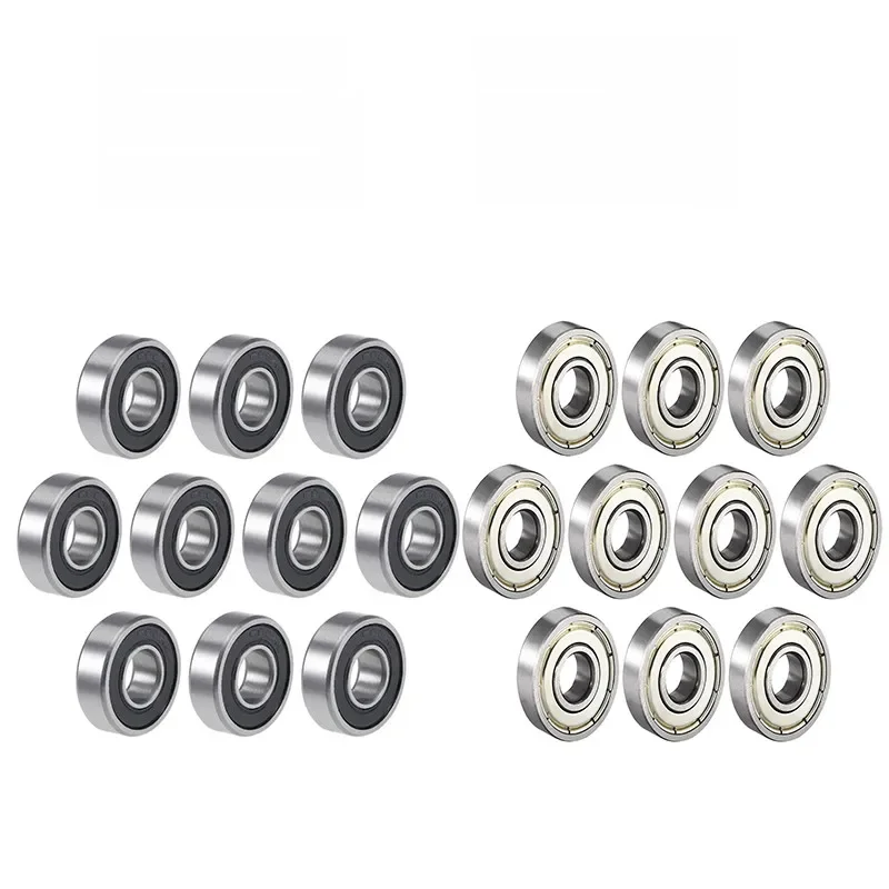 10szt Łożysko kulkowe poprzeczne 688rs 684 685 686 687 688 689 ZZ RS 2RS Łożyska gumowe uszczelniające do rolek longboardowych — zdjęcie 2