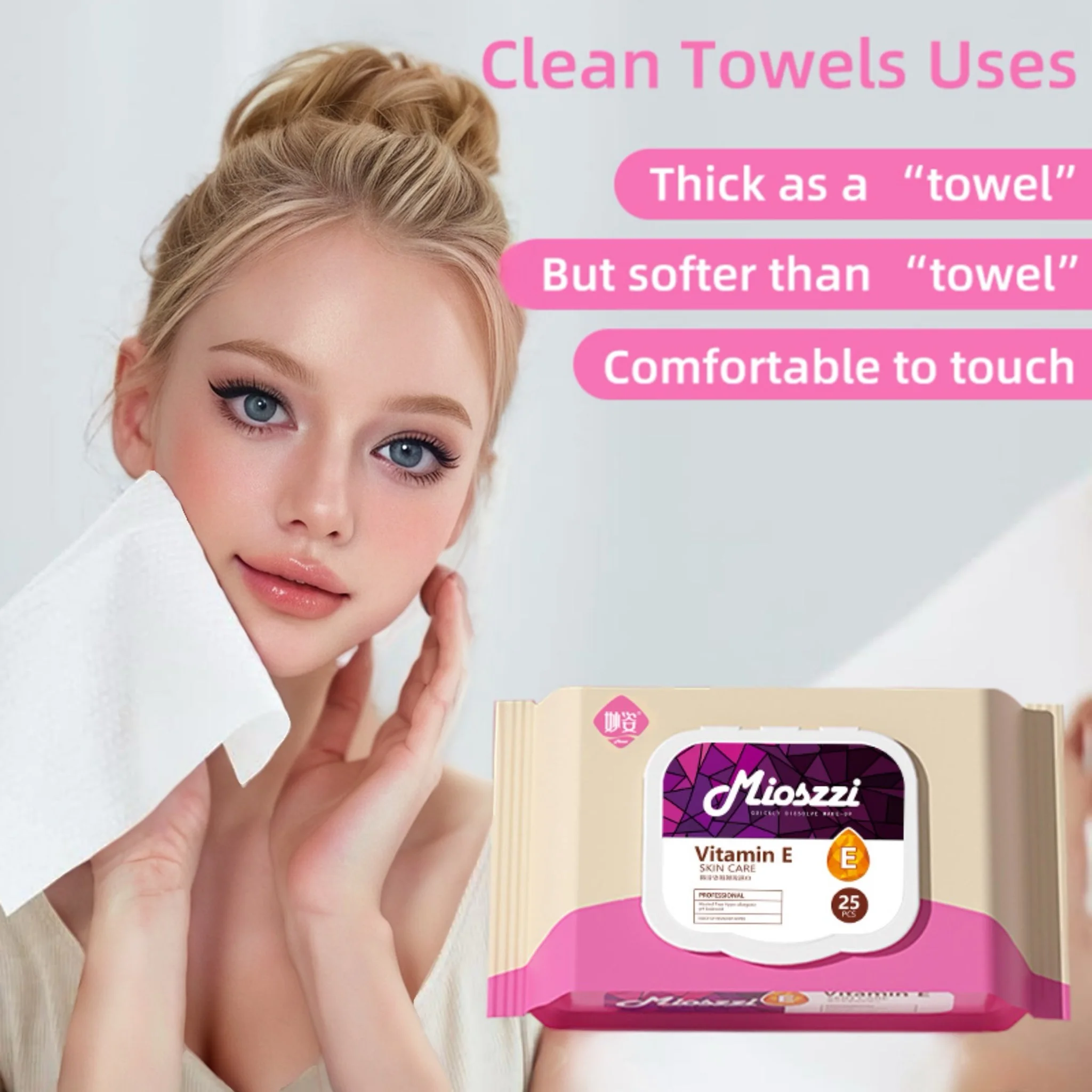 مناديل مزيل مكياج الخيار - مناشف وجه لطيفة ومنعشة وتنظيف عميق - مرطبة وصديقة للسفر #2