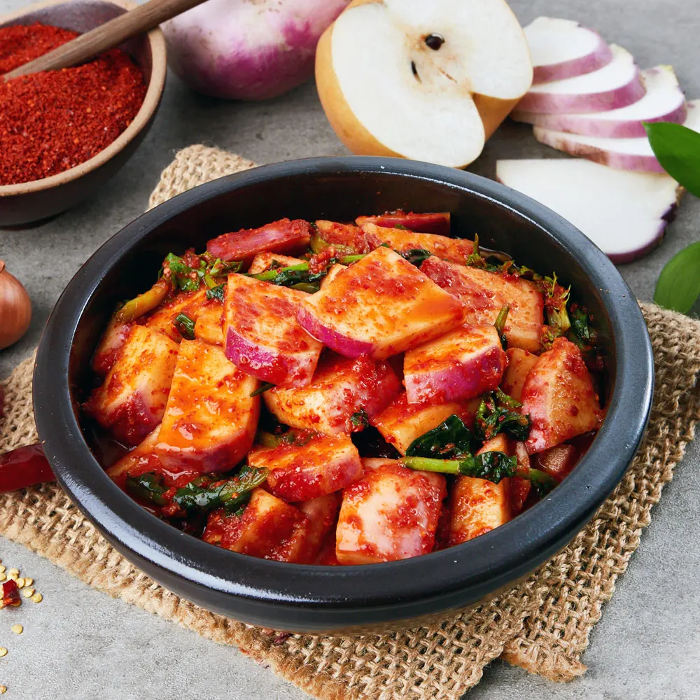 강화도 순무 김치 3kg. 국내산 100%. HACCP