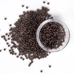 Micro anneaux pour extensions de cheveux, 1000 pièces/bouteille, accessoires pour tresses