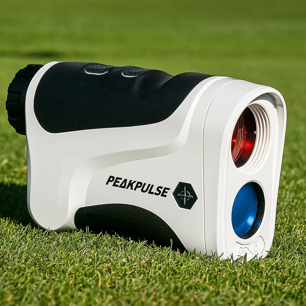 

Лазерный дальномер PEAKPULSE с переключателем компенсации наклона, 650 ярдов, дальномер для гольфа для начинающих и навыков, подарок с батареей