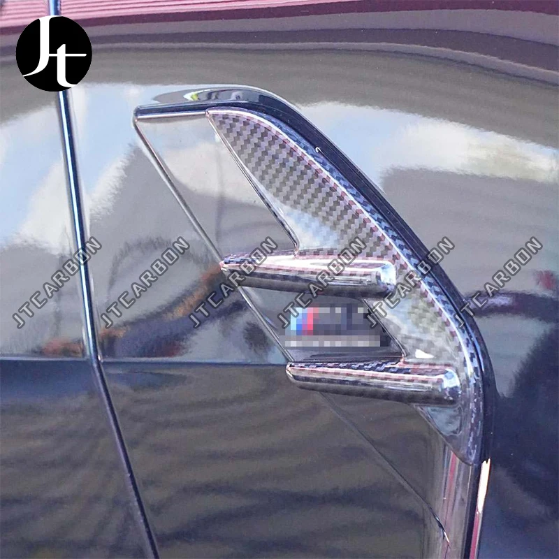 

Dry Carbon Fiber Spoiler Styling Front Side Air Vent Cover Fender Trim Body Kit For BMW G80 M3 G82 G83 M4 Models 2021-2015