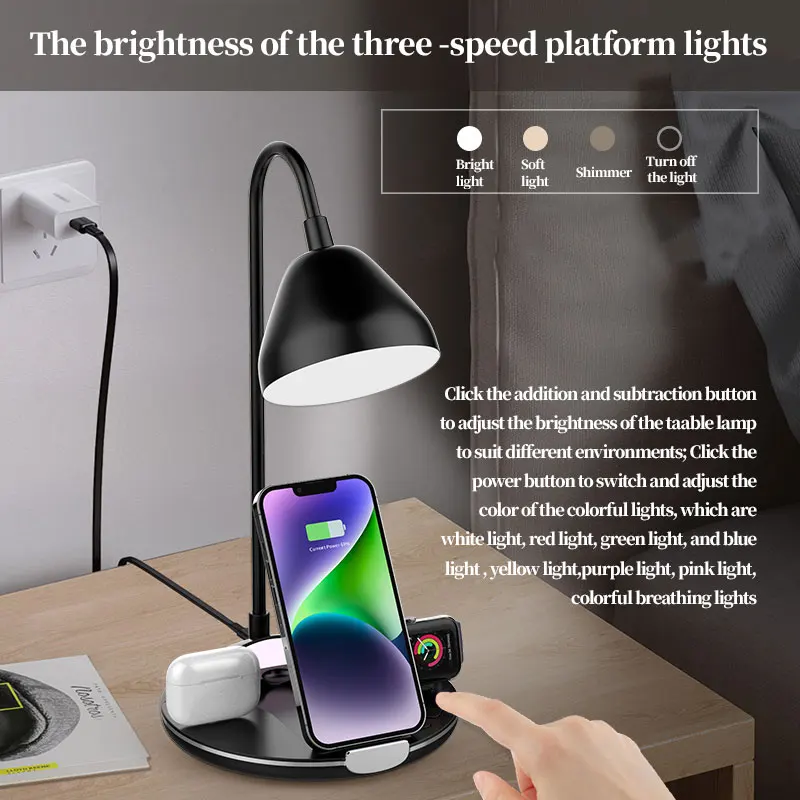 Zhongguo T03  foldable 4-in-1 wireless charger