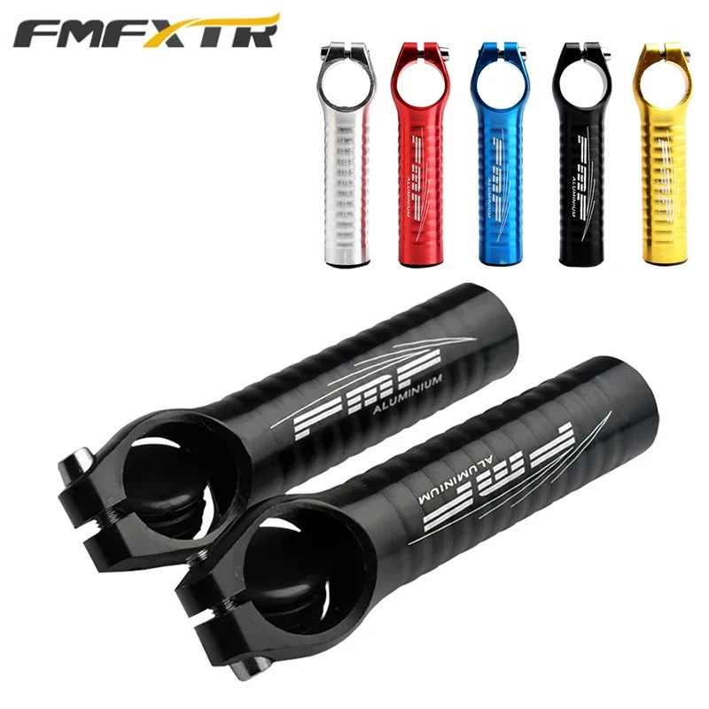 FMFXTR 알루미늄 합금 자전거 핸들 바 엔드, 조정 가능한 산악 자전거 핸들 바, 바이스 핸들 레스트 혼, MTB 사이클링 피로 완화