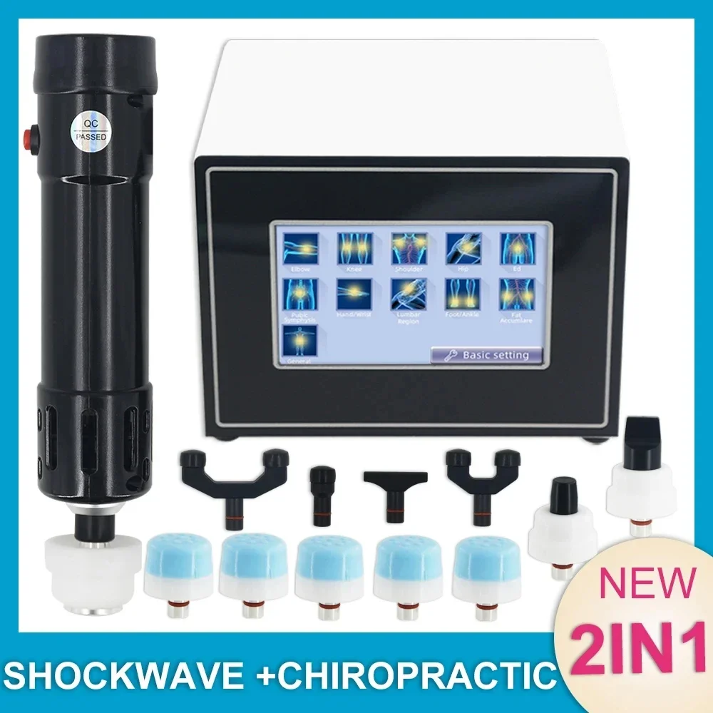 

2025 Brand New Shockwave Therapy Machine 11 Probes ED Treatment Pain Relief Joint Portable Massager