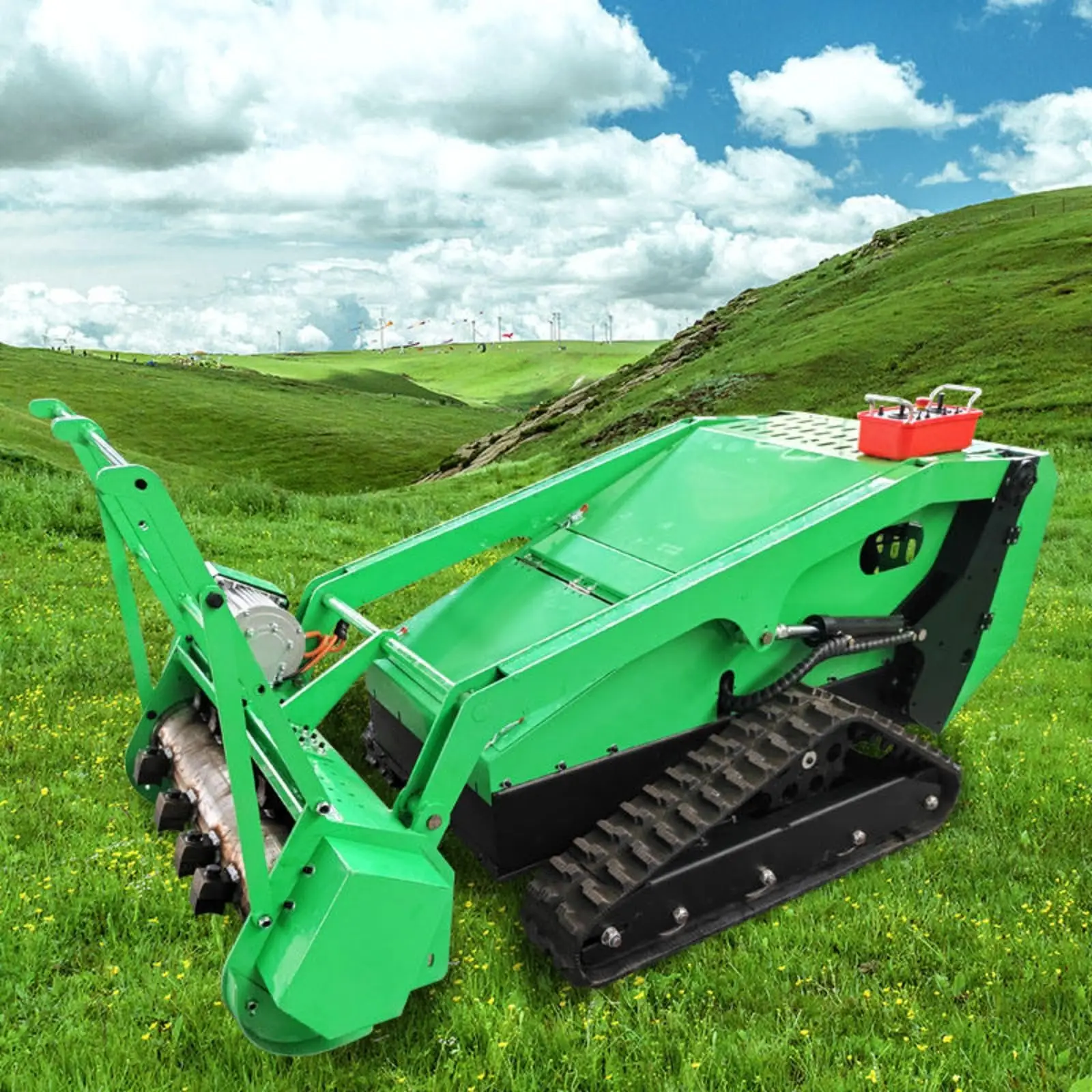 DISCOUNT SALE ON Energy-efficient lawn mowers machine grass cutter Antistall 1500 ㎡/h 500MM Support customization Adjustable lift Farm Lawns