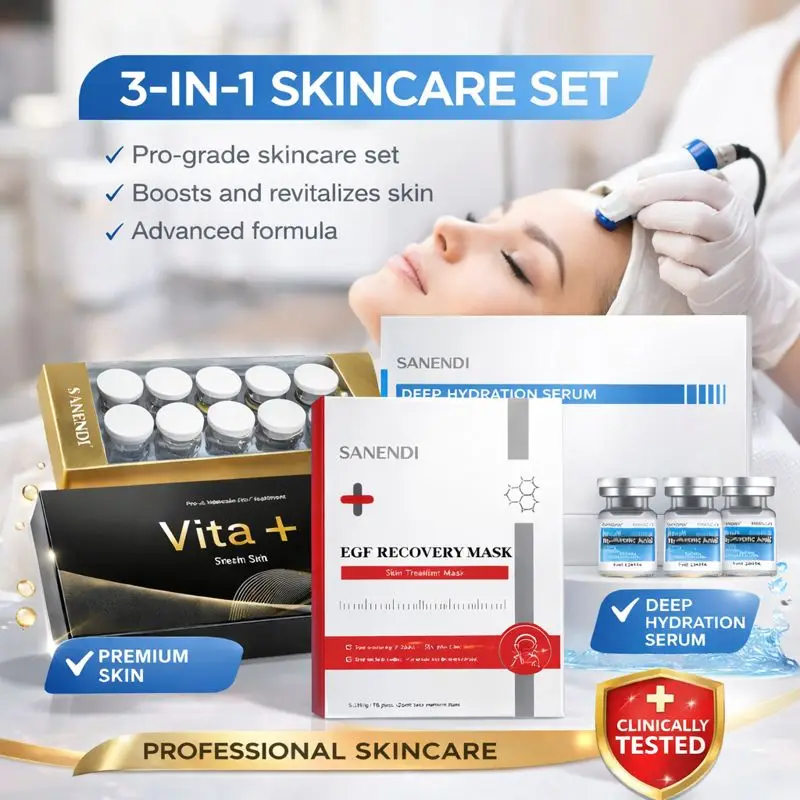 

Сыворотка Exoso NAD+ с гиалуроновой кислотой для лица, набор 3 в 1, маска Dr.Pen EGF, корейский уход за кожей, бустер для салонов красоты