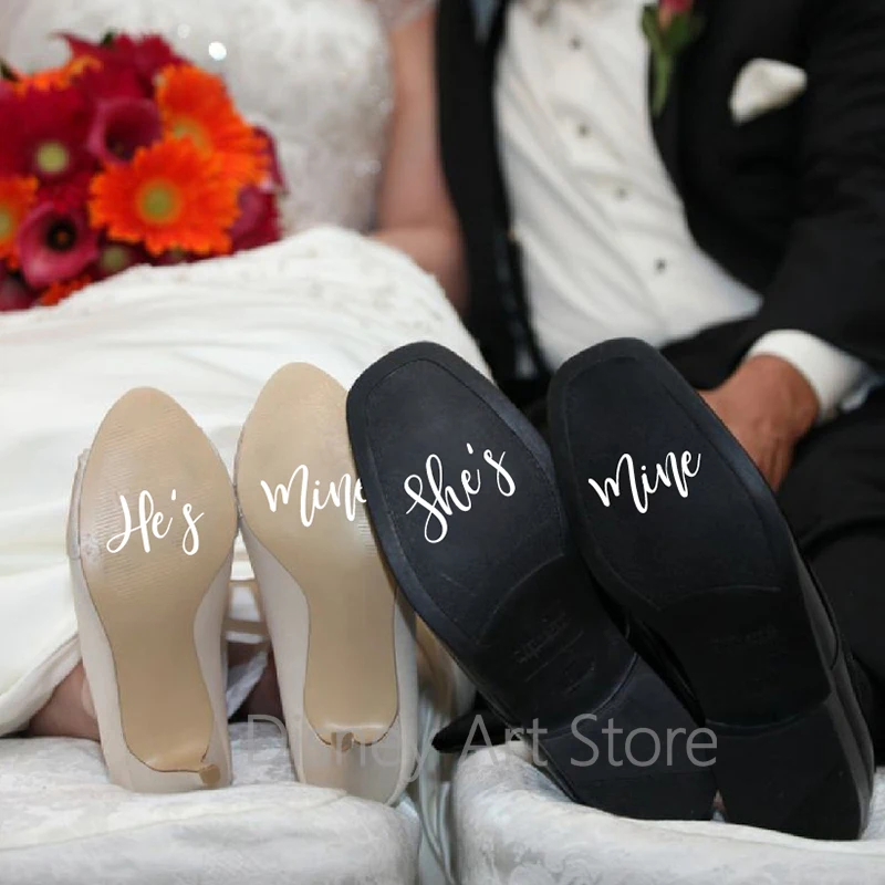 Personalized I do Me too Custom Date Wedding Shoes Decal Decoration Accessories Lovely Stickers Bridal Groom Gift