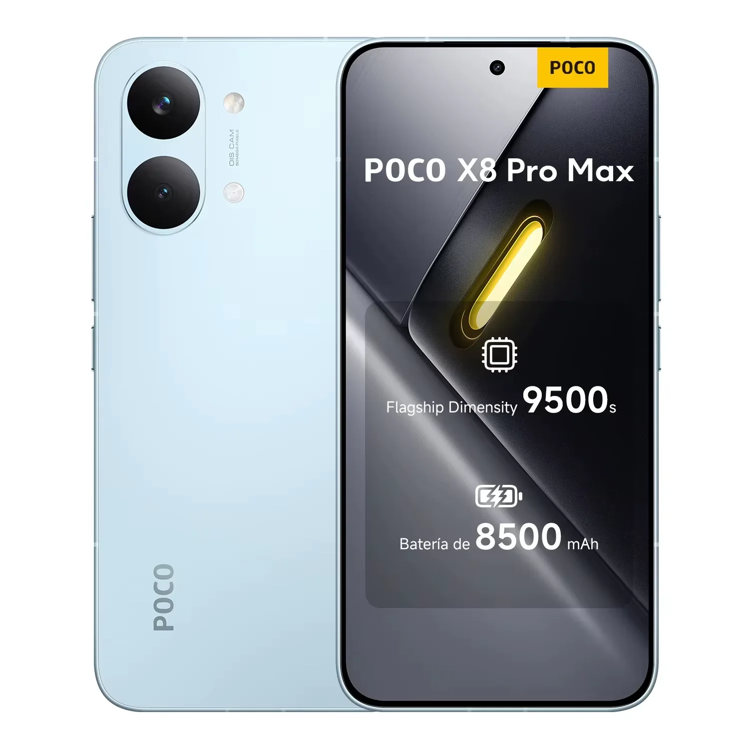 POCO X8 Pro MAX 5G – smartfon z obsługą NFC, procesor Dimensity 9500s, bateria 8500 mAh, aparat 50 MP z systemem stabilizacji obrazu OIS, 6,83-calowy wyświetlacz AMOLED o rozdzielczości 1,5K i — 2