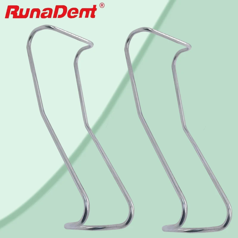 

2 шт. автоклавируемых стоматологических роторакторов из нержавеющей стали для ротовой полости, роторакторы для щек и губ для имплантации и ортодонтии