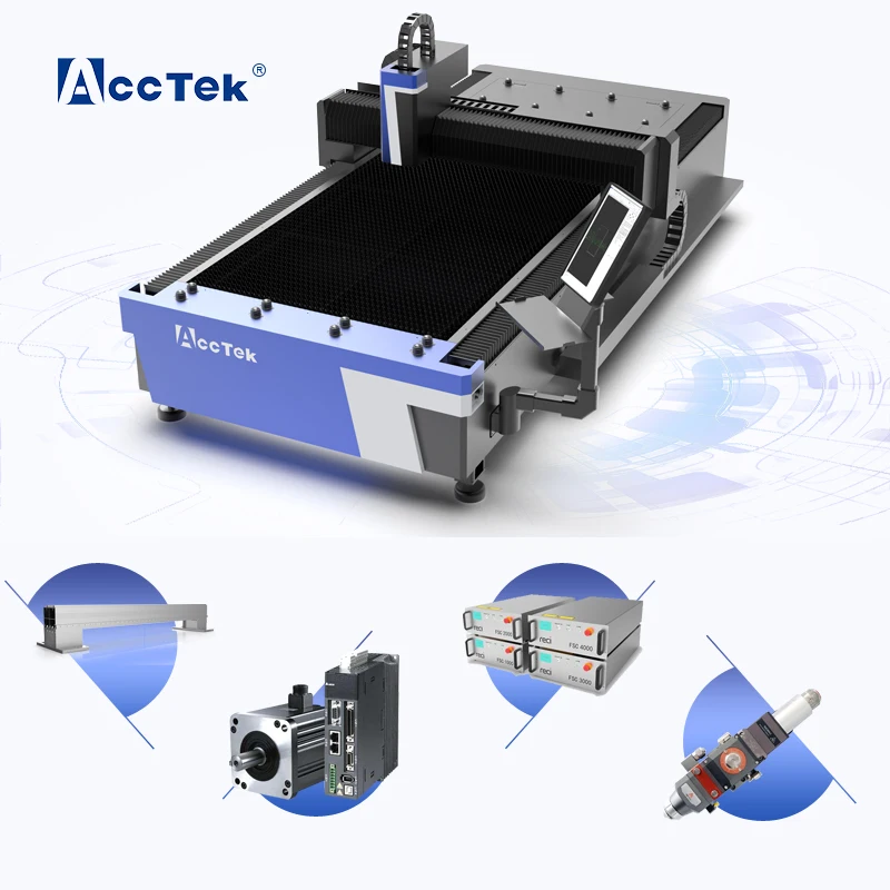 

1500*3000mm 1500W 3000W 6000W Raycus MAX Fiber Laser Cutting Machines CNC Metal Sheets Laser Cutter for Steel