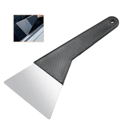 TOFAR Stainless Steel Scraper For Window Foil Solar Protection Tinting Film Wrap Heat Ironing Film Applicator Edge Plug Squeegee