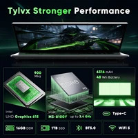 18.5' FHD Laptop Computer, 16GB RAM 1TB SSD, Dual-Core M3-8100Y up to 3.4GHz, HDMI, RJ45, Large Screen Notebook for Student, Home Business, Multitasking & Entertainment 6