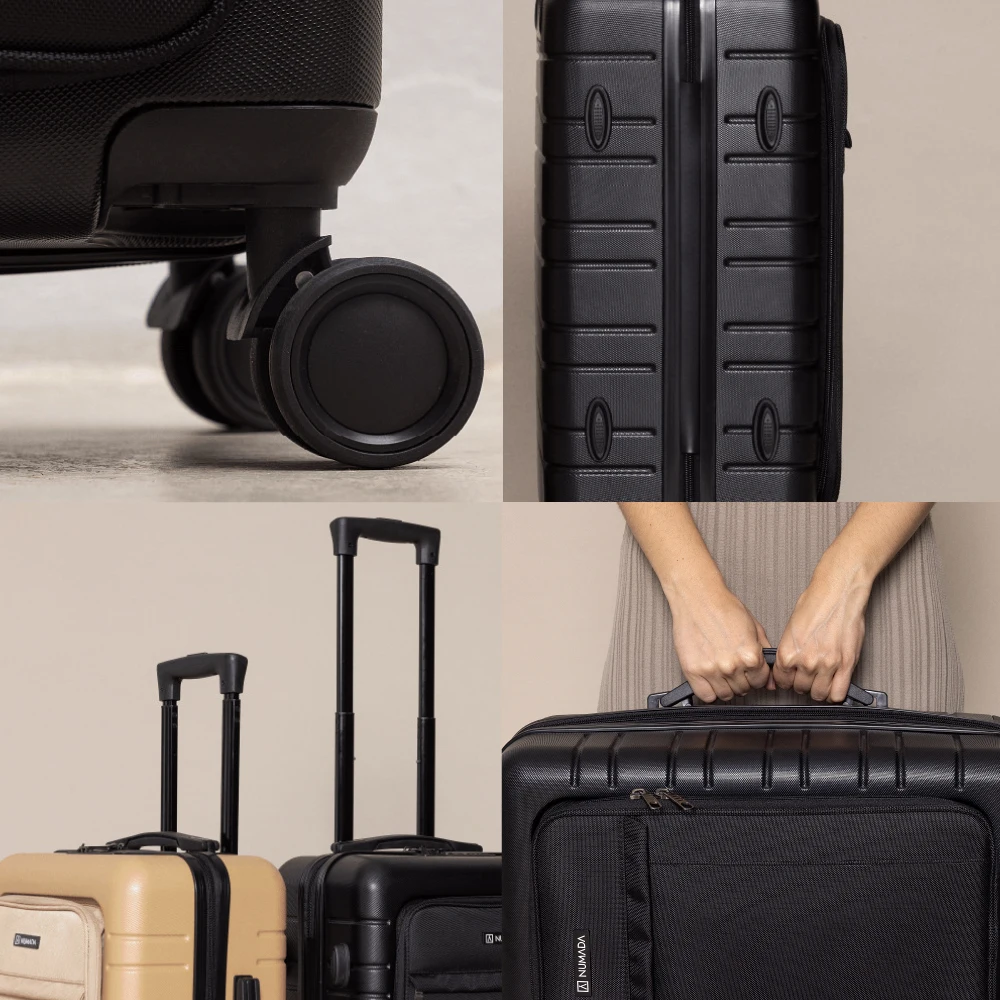 NUMADA - Maletas de Viaje Cabina (56x37x23,5cm) UpFly T21 con Bolsillo Portátil de 15\