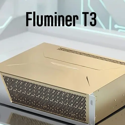 

Домашний майнер Fluminer T3 115Th/s 1700W для майнинга Bitcoin (BTC) и криптовалют, малошумный