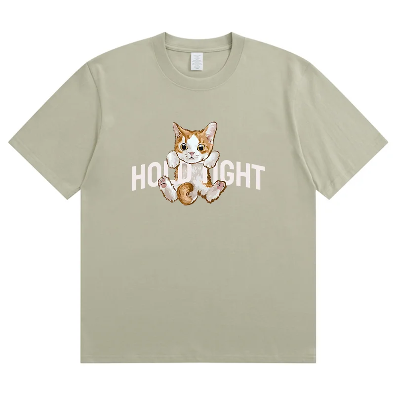 Summer New Holdtight Cat Fashion Sports Women's T-Shirt Harajuku Graphic Clothing Women's Top,Drop Ship