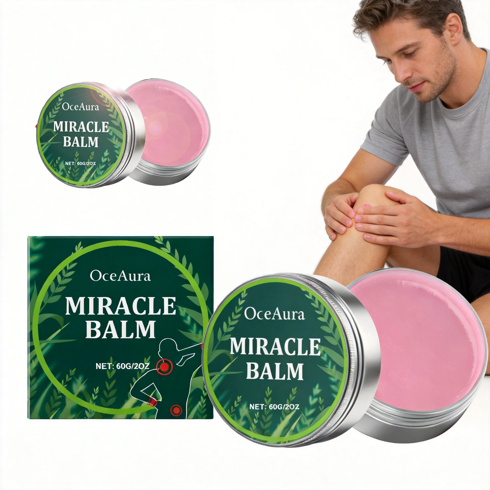 

Бальзам OCEAURA Miracle с натуральными травяными ингредиентами: расслабляющий, комфортный, увлажняющий, нежный, успокаивающий, снимает мышечное напряжение.