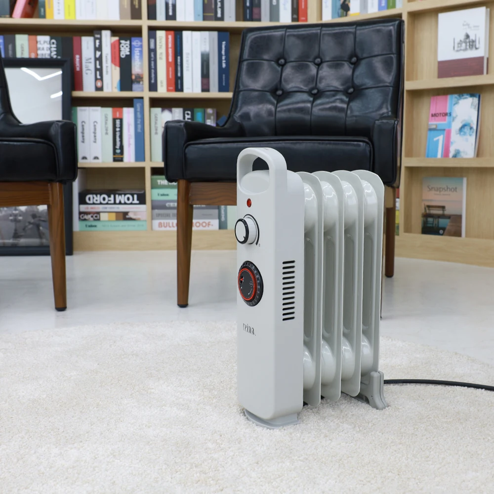 Reina radiator RH-005MT Mini 5 PIN timer bathroom heater toilet heater office heater foot stove personal heating Black