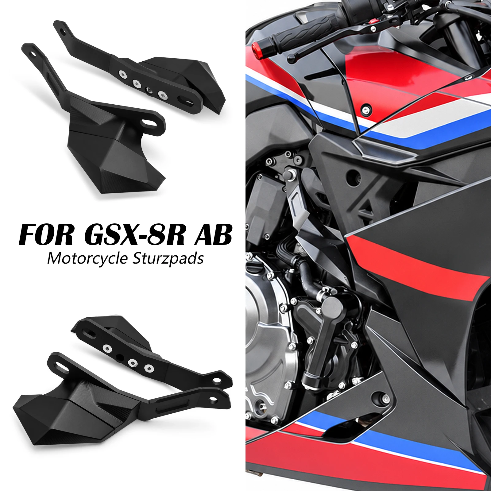 Motorcycle Crash Pad Engine Guard Protection Cover Engine Slider Protective For GSX-8R GSX-8S GSX-8 GSX8R 2024 2025 2026 gsx 8s
