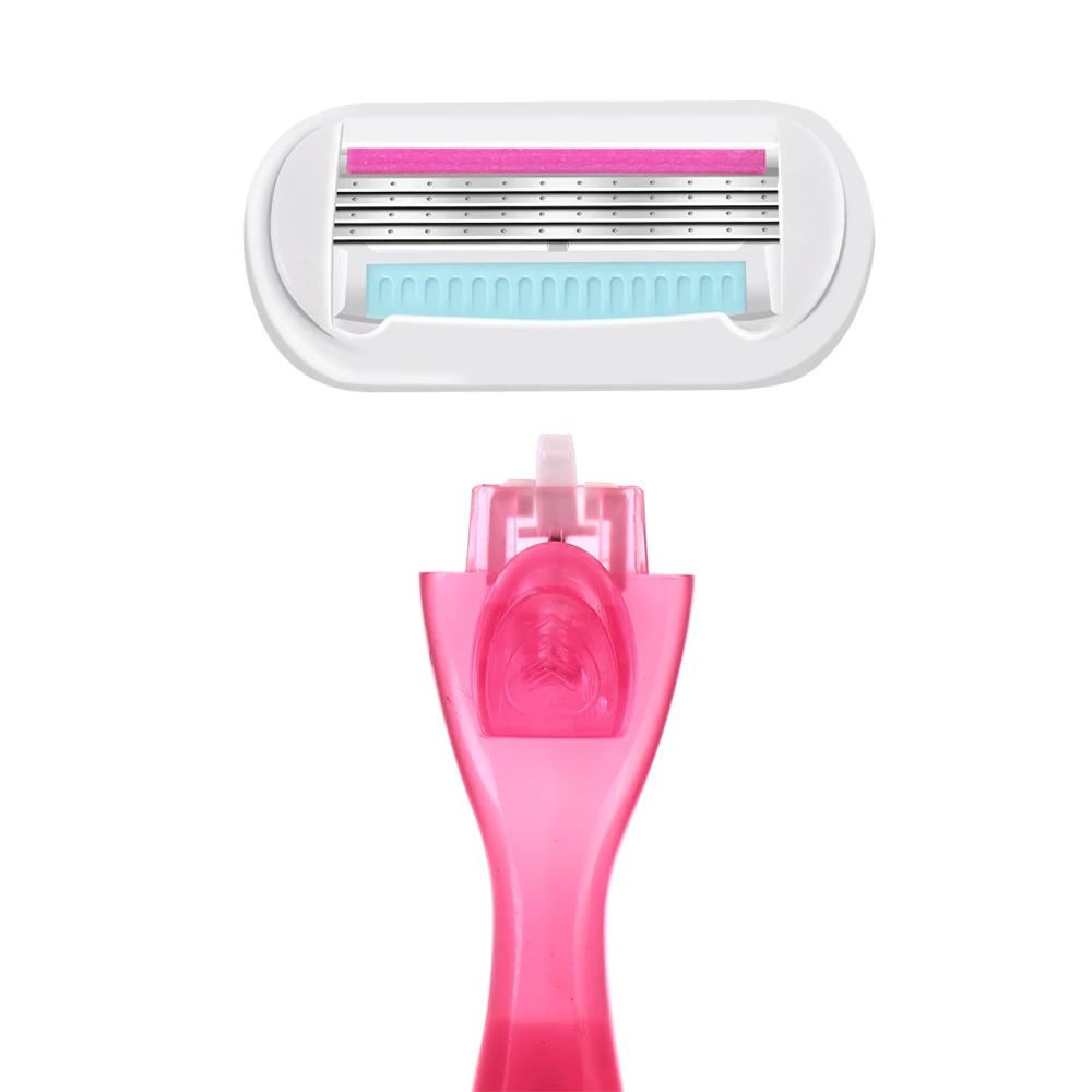 RZR IGUETTA  Women Razor Blades Safe Hair Remover Face/ Leg/ Armpit/ Bikini Beauty Hair Shaving Blade Compatible Venus Shaver