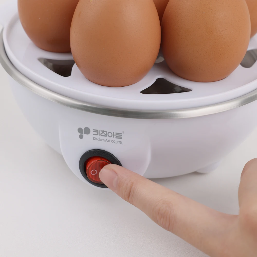 Kette فن بخار البيض ، بخار صغير ، بيض الملفوف والخبز ، 7 إيقاف تشغيل تلقائي ، 10 دقائق