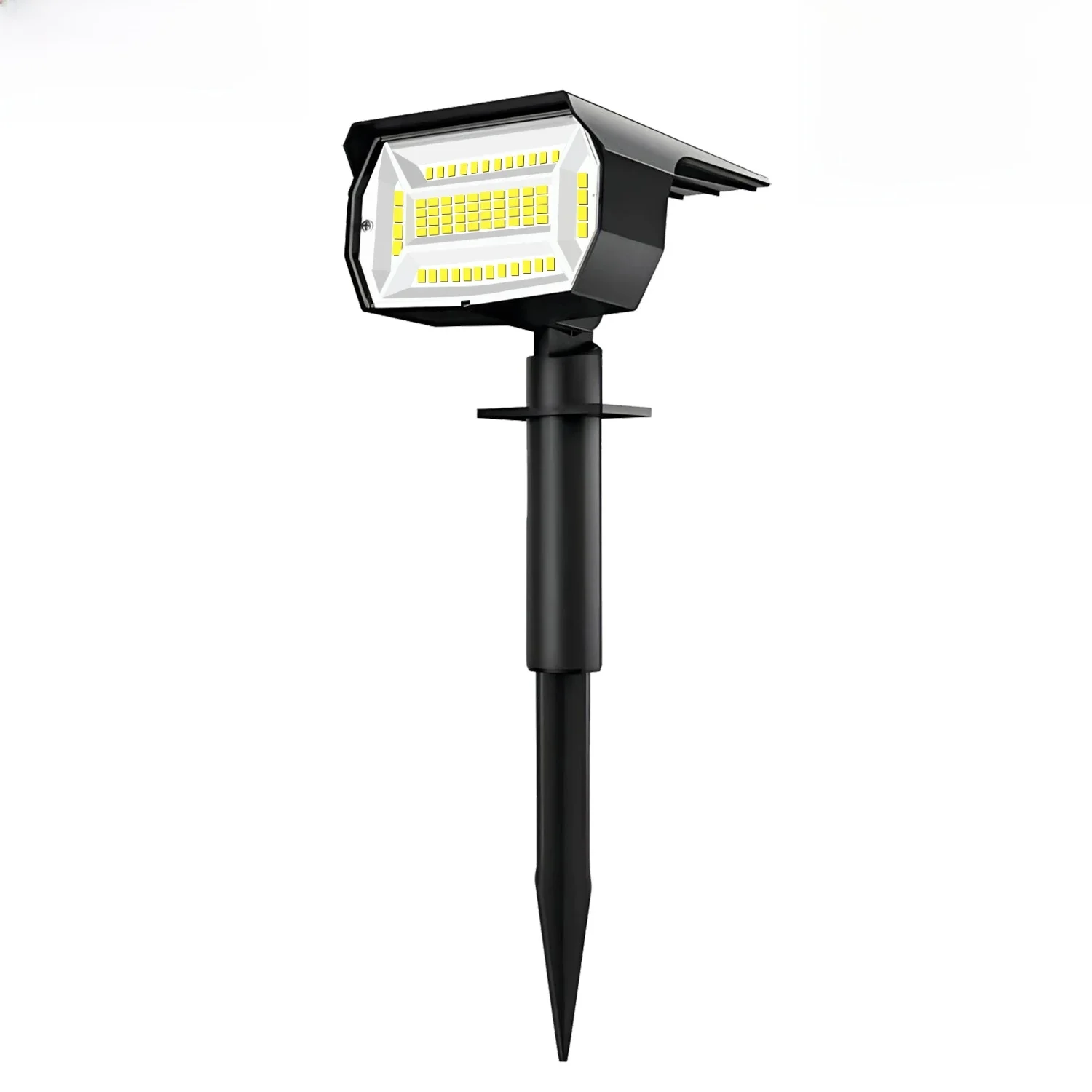 72/68 LED Solar Landscape Lights Outdoor IP65 Wodoodporna lampa słoneczna z 3 trybami Solar Garden Spotlight for Yard Lawn Walkway — zdjęcie 2