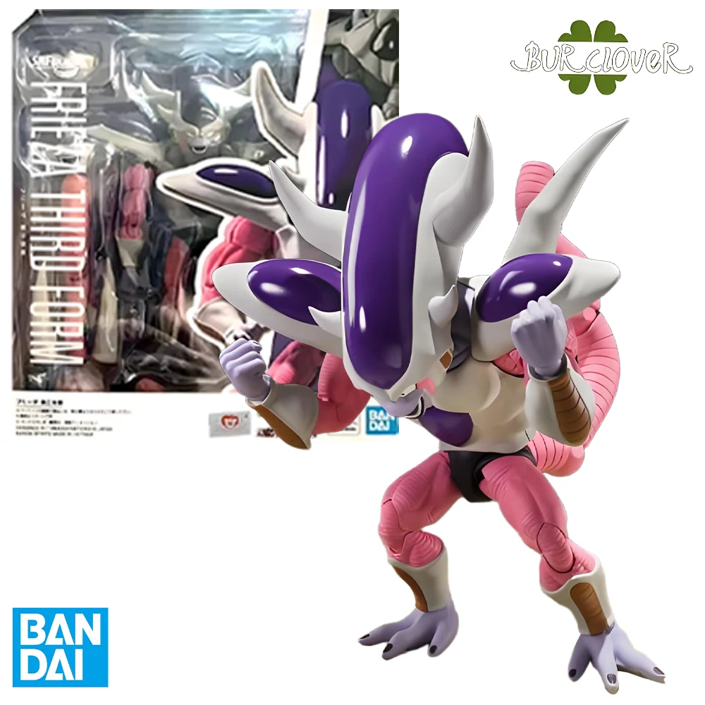 

BANDAI Original S.H.Figuarts FRIEZA FOURTH FORM Anime character figurines Assemble model Collectible desktop ornament toys Gifts