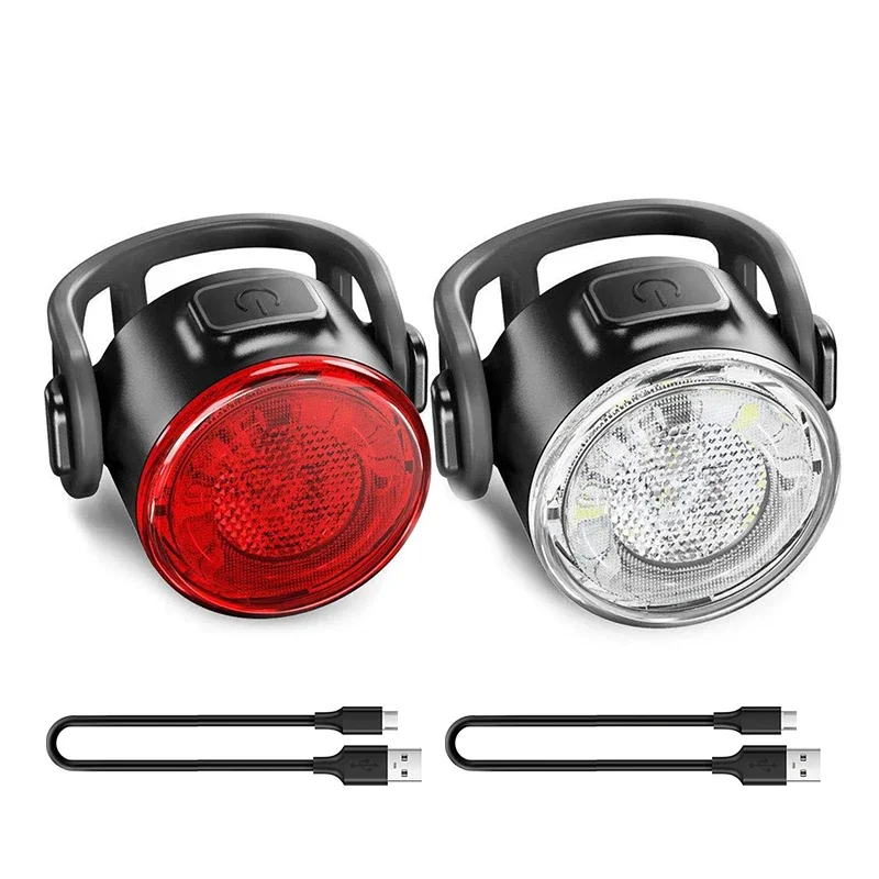 AliExpress USB Rechargeable Bike Light Mini Warning Taillight LED Waterproof Highlight Riding Taillight Front