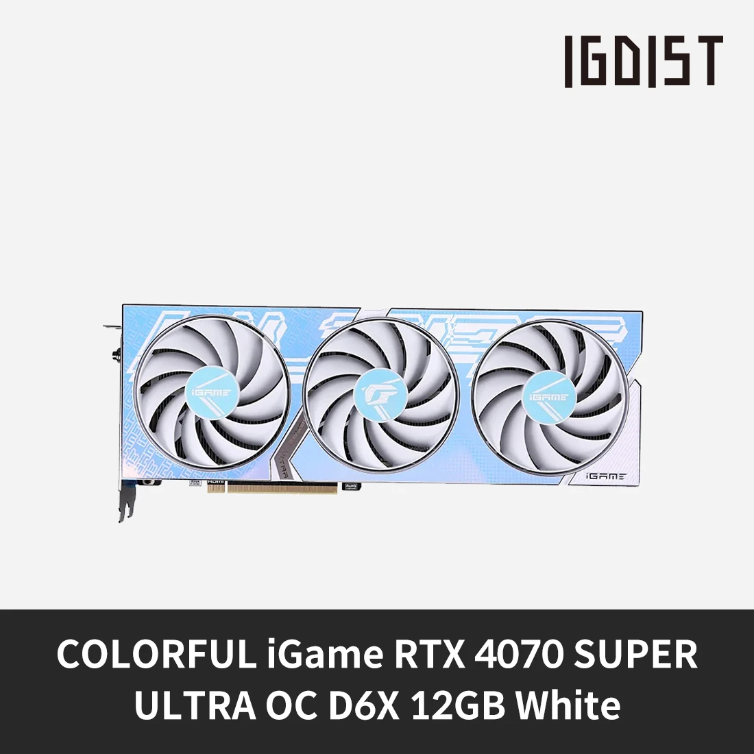 [Domestic Sending genuine] COLORFUL iGame G-Force RTX 4070 SUPER ULTRA OC D6X12GB White C Direct IG Dist