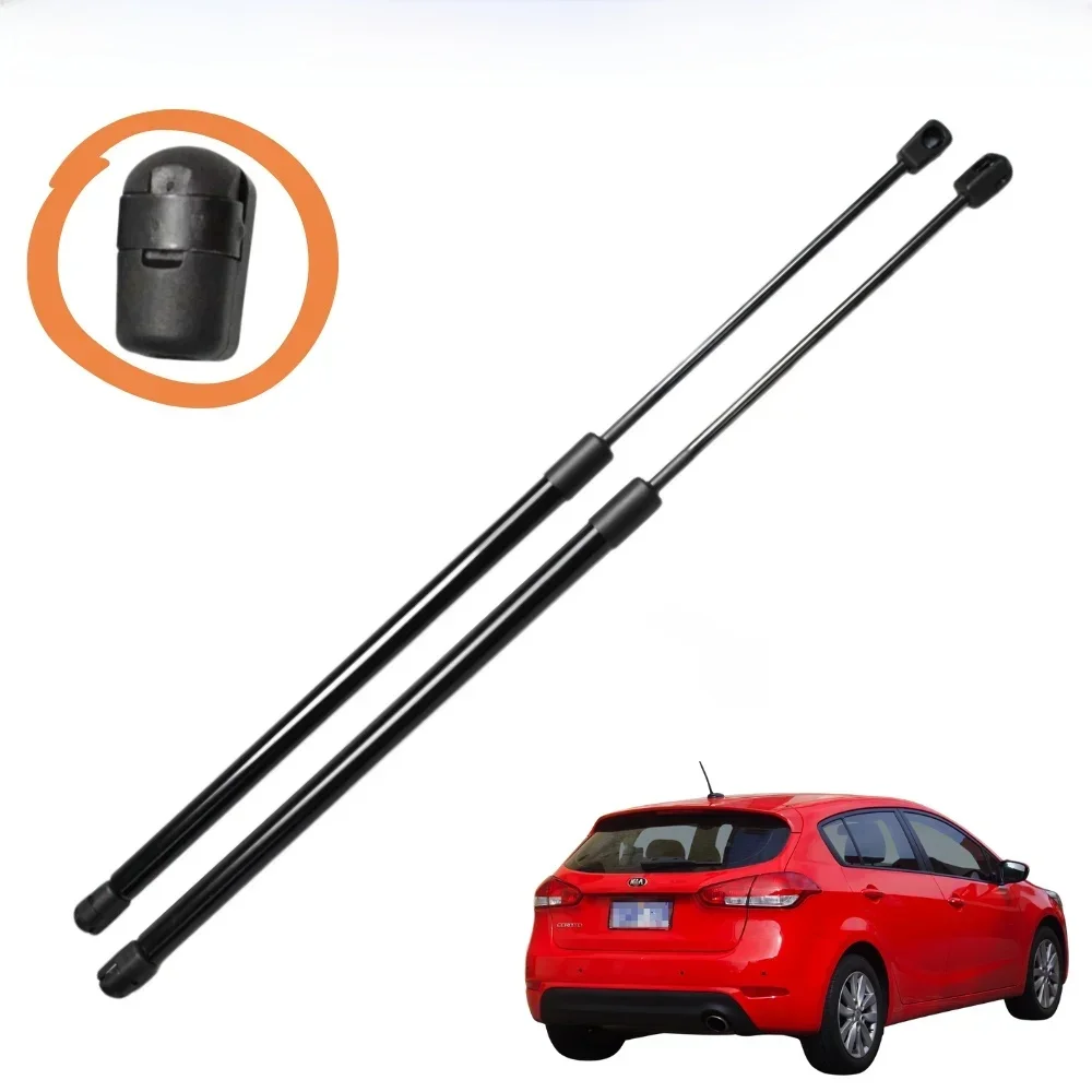 Qty(2) Rozpórki bagażnika do Kia Forte 2nd (YD) 5-drzwiowy Hatchback 2012-2018 Podnośnik tylnej klapy Sprężyny gazowe Amortyzatory — zdjęcie 2