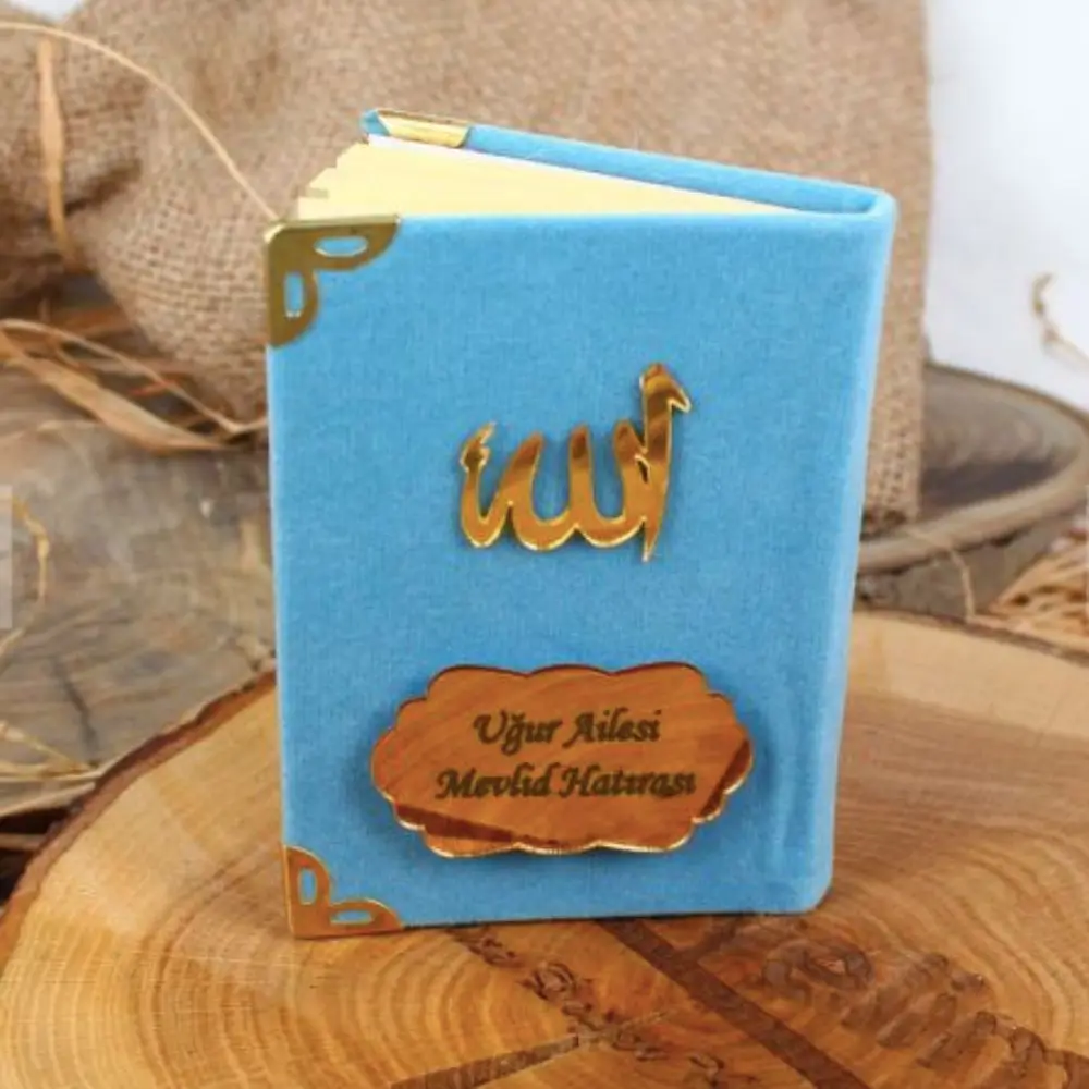 

Eid Mubarek Ramadan Mini Quran 30 PCs Can Be Customized Plexiglass Printed Baby Shower Wedding Engagement Party For All Special Occasions For