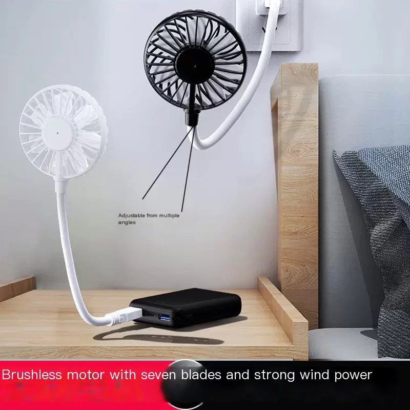 Silent Cooling Wireless USB Rechargeable Handheld Fan Mini Portable Power Bank Fan for Summer Outdoors Travel