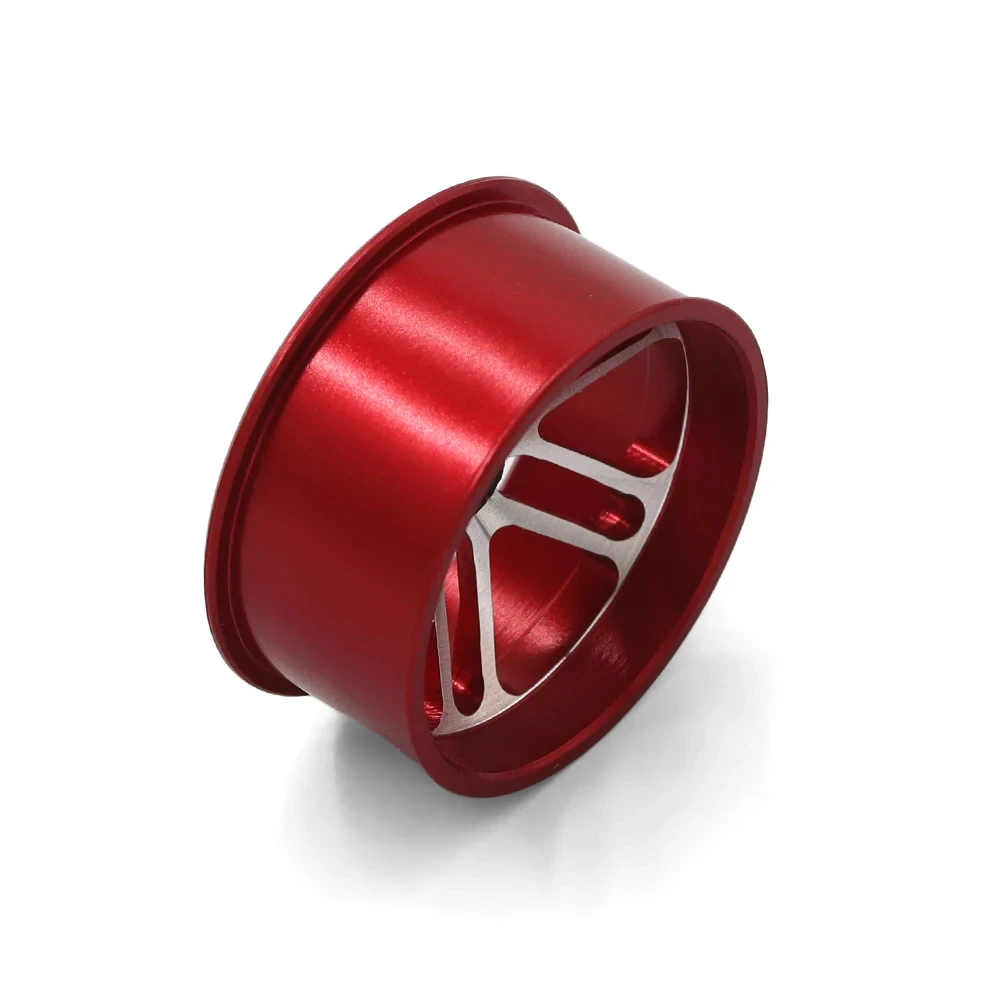 4 ชิ้น Tamiya สีล้ออลูมิเนียม Hub MINI 4WD เส้นผ่านศูนย์กลางปานกลางน้ําหนักเบาล้อโฮมเมดอุปกรณ์เสริม