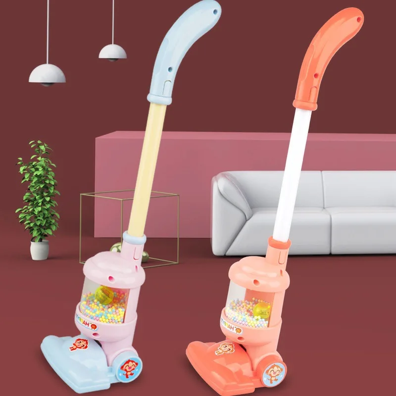 Simulation Kids Electric Mini Vacuum Cleaner Charging Housework Dust Catcher Children Educational Pretend Play Toy