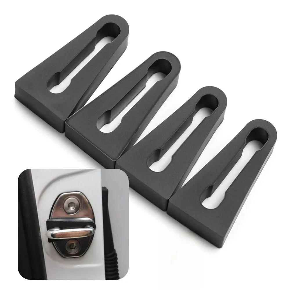 Amortisseur de serrure de porte de voiture, 4 pièces, pour BMW série 1 2 3 5 7 M POWER X1 X3 X5 X6 G20 G30 G11