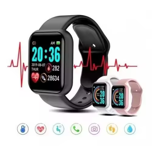 Smartwatch D20 Esportivo Com Tela Foto, Compatível Android/Ios
