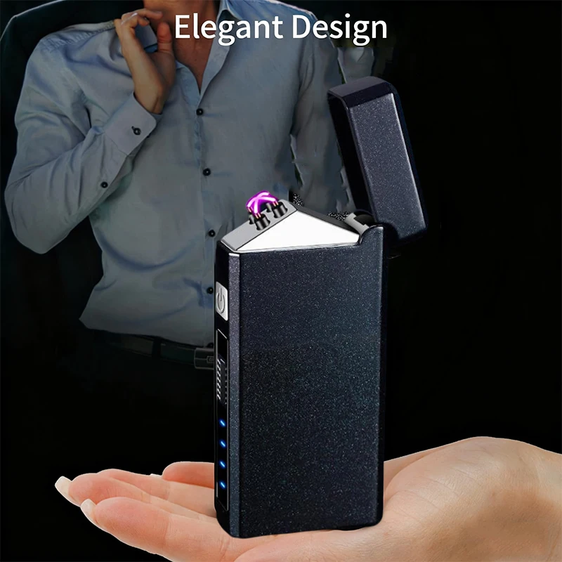 Flash powder craft fashionable outdoor lighter, specially designed for men - 500mAh battery, with strong battery life, supports