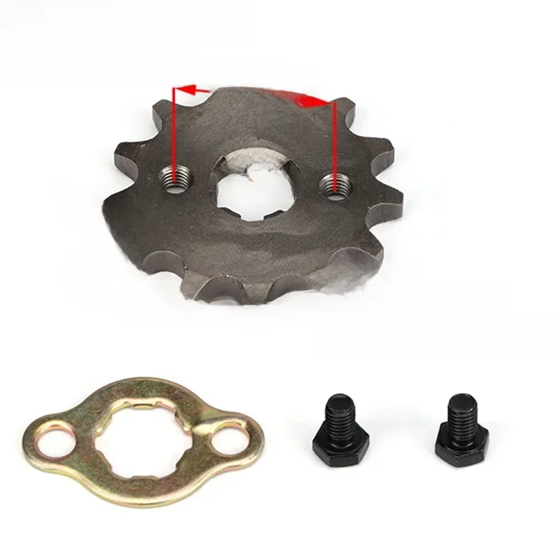 AliExpress NONE 420# 17mm 10 11 12 13 14 15 16 17 18 19T Teeth Front Engine Sprocket For Dirt Pit Monkey Dax Bike Go Kart ATV Quad Motorcycle