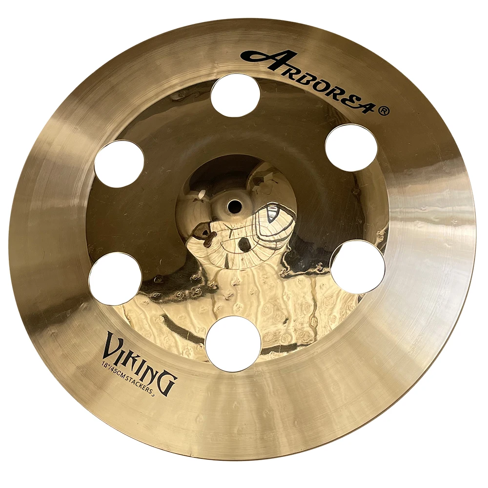 

Arborea Viking 18" Stachers Cymbal with Holes – High Performance Sound for Drummers