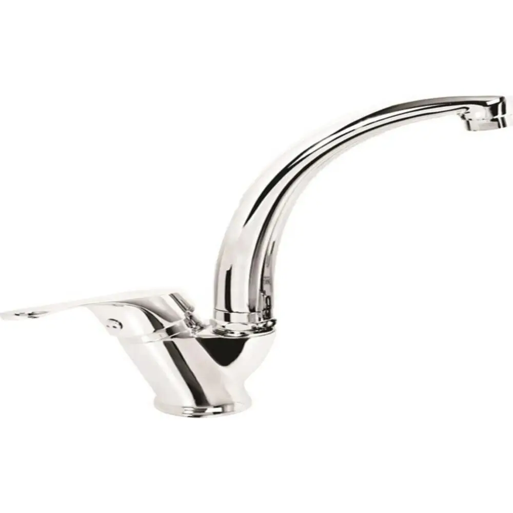 Grifo de acero inoxidable para fregadero de cocina, mezclador de fuente de cisne, para baño, envío rápido desde Turquía