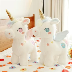 25/40/55cm Dream Unicorn Peluche Toys Kawaii Plush Unicorn with Wing Dolls Lovely Pegasus Stuffed Soft Animal Pillow for Girls