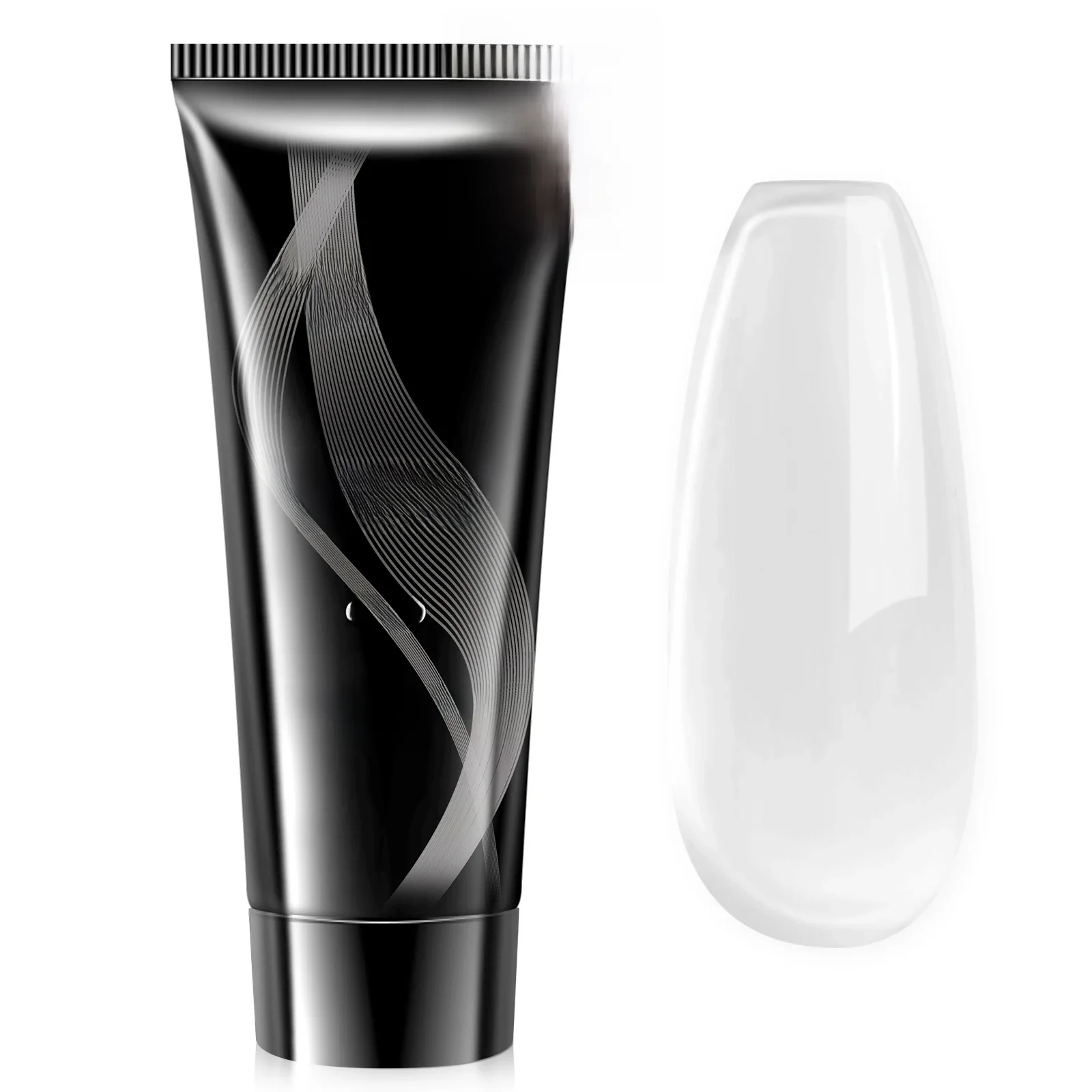 Saviland grande capacité Poly Gel pour manucure 100g clair Extension d'ongle Gel cristal Poly dur Gel pour démarreur Nail Art bricolage Salon