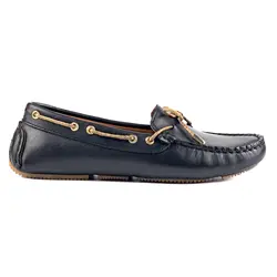 Genuine Leather Cream Black Loafers Women's Shoes Flat Crampon Sole Lace-Up Decorated Slip-on Girl Drivers Handmade in Turkey