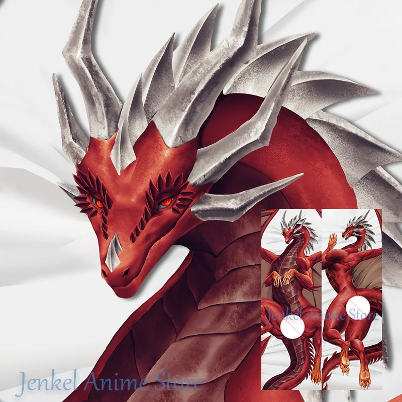 

Dakimakura Anime ember (xjax1) наволочка с красным драконом в натуральную величину двусторонняя наволочка с принтом для тела