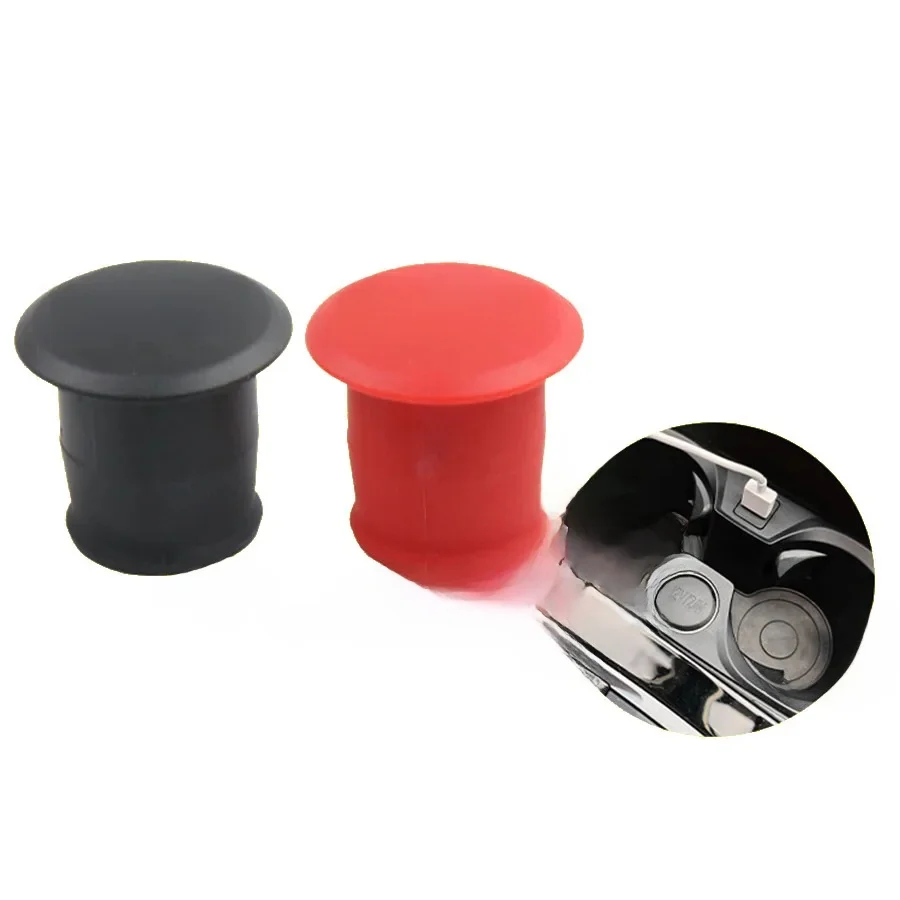 Capuchon d'allume-cigare Laguna universel pour voiture, étanche, anti-poussière, couvercle de prise, capuchons de manchon ABS, étui à briquet Laguna, rouge, noir, 61349392052