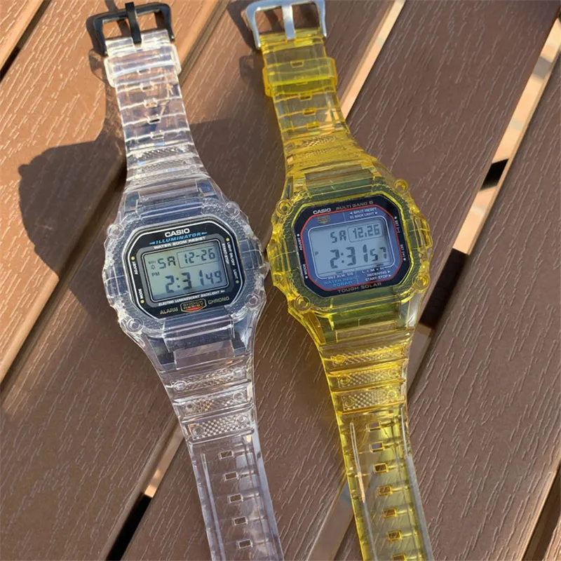 TPU Resin Overall Case Strap Suitable for Casio G-shock DW5600 GW-5610 Sports Waterproof Watch Modification Accessories